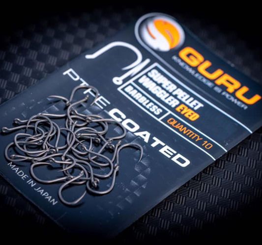 Guru Super Pellet Waggler Barbless Eyed Hooks