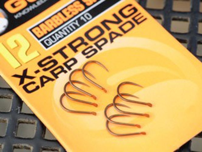 Guru X-Strong Carp Barbless Spade Hooks