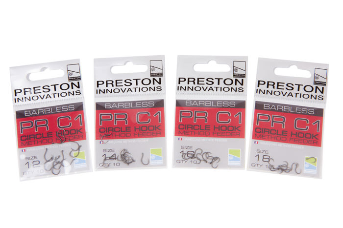 Preston Innovations PRC1 BARBLESS Eyed HOOKS