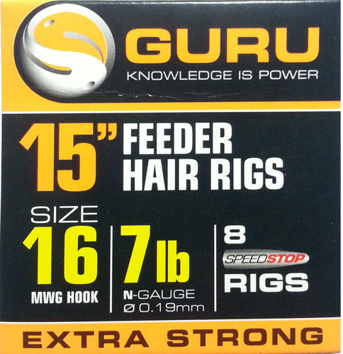 Guru Feeder Hair Rigs STANDARD 15inch