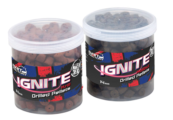 Bait Factory Ignite Drilled Pellets