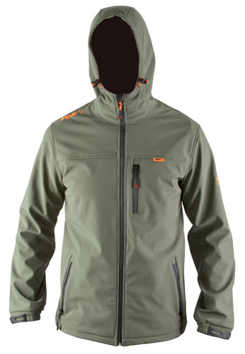 Fox Hooded Green Soft Shell