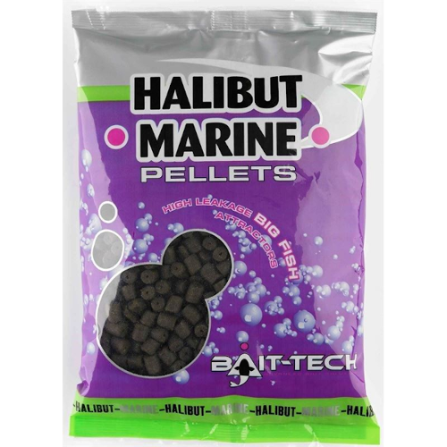 Bait-Tech Halibut Marine Pellets Pre-Drilled 900g