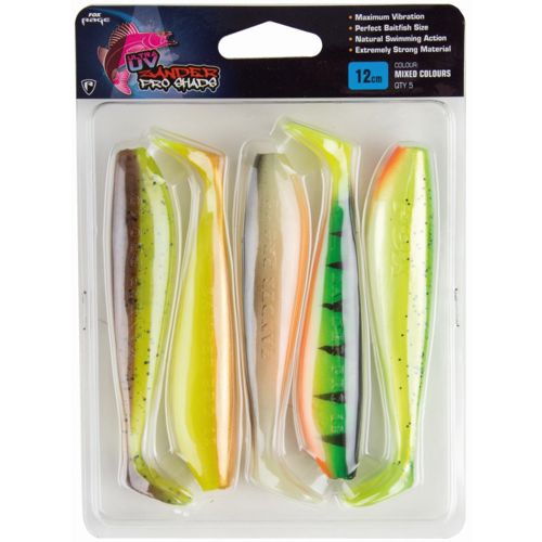 Fox Rage Zander Pro Shad UV Mixed Colour Packs