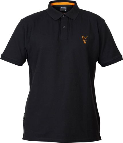 Fox Collection Black/Orange Polo Shirt