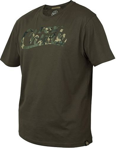 Fox Chunk Khaki Camo Print T-Shirt