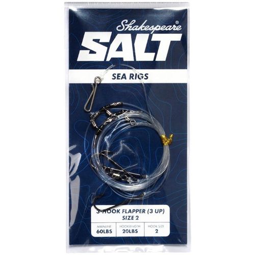 Shakespeare Salt 3 Hook Flapper (3 UP) Rig