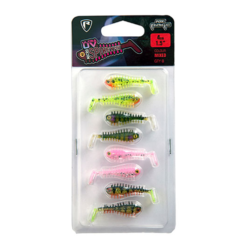 Fox Rage Micro Spikey Fry Ultra UV Mixed Colour Pack