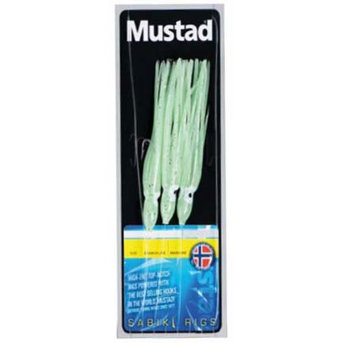 Mustad Green Glow Squid Rigs