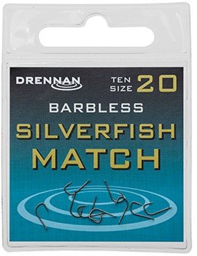 Drennan Silverfish Pellet Barbless Spade Hooks