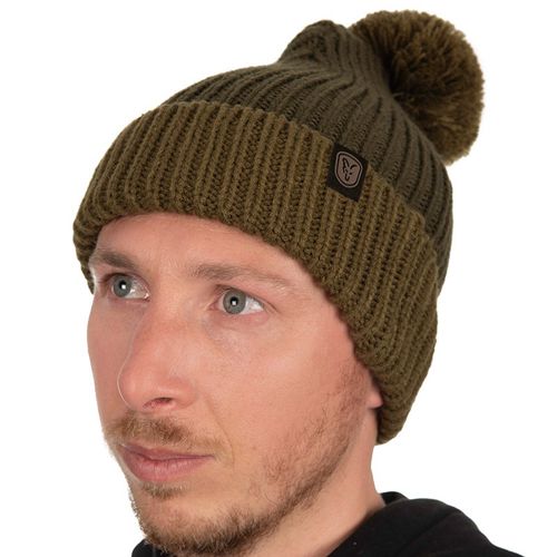 Fox Heavy Knit Bobble Hat