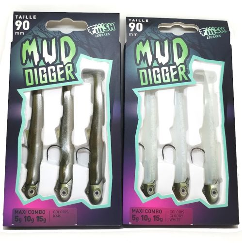 Fiiish Mud Digger Maxi Combo Lures