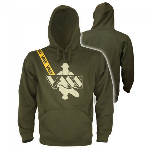 Vass Classic Print Yellow Strap Khaki Hoody