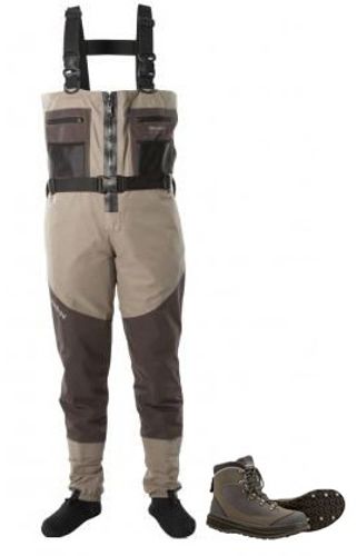 Snowbee Prestige ST Stockingfoot Chest Waders With Zip Front