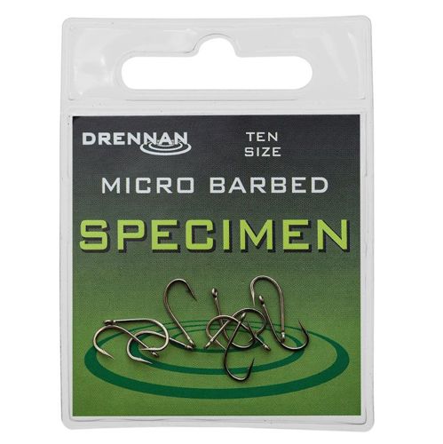 Drennan Specimen Micro Barbed Eyed Hooks