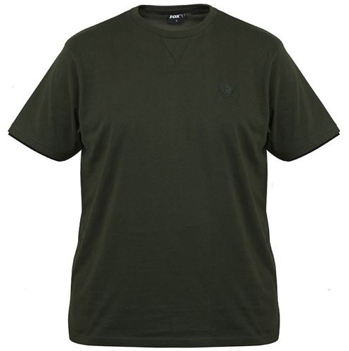 Fox Green & Black Cotton T-Shirt