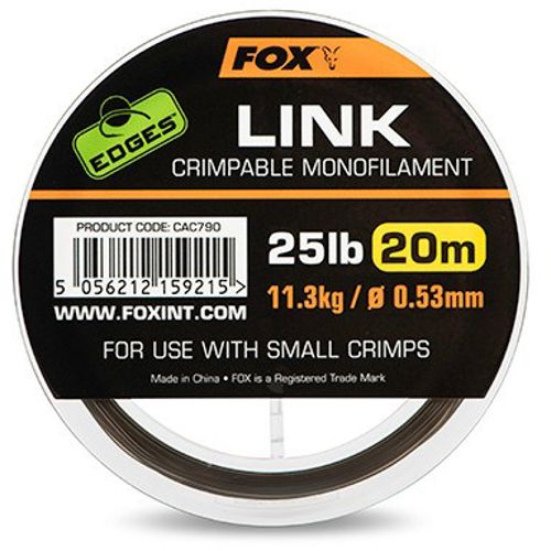 Fox Edges Link Crimpable Monofilament 20m