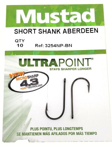 Mustad Short Shank Aberdeen