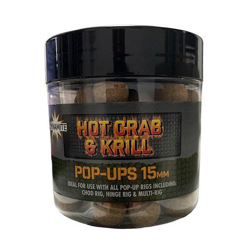 Dynamite Baits Hot Crab and Krill Food Bait Pop Ups