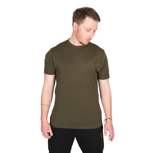 Fox Khaki Large Print T Shirt