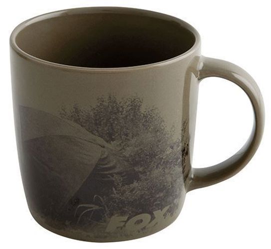 Fox Ceramic Carp Scene Mug