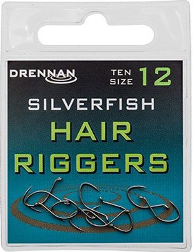 Drennan Hair Riggers Silverfish Barbless Eyed Hooks