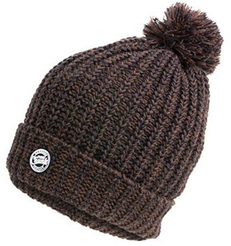 Fox Chunk Camo Heavy Knit Bobble Hat