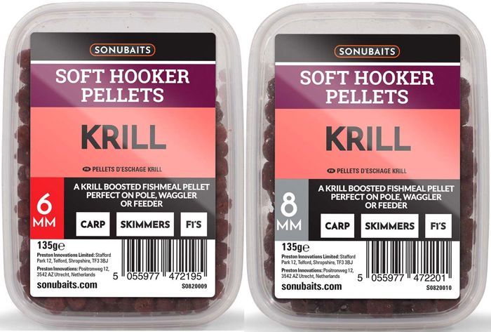 Sonubaits Krill Soft Hooker Pellets