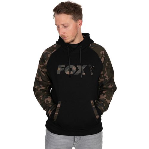 Fox Black/Camo Raglan Hoody