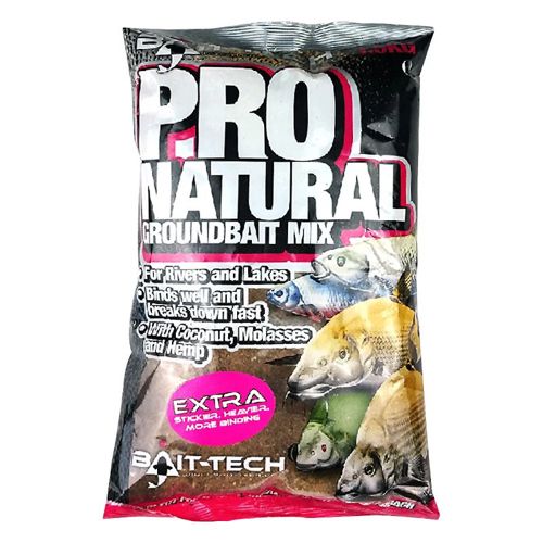 Bait Tech Pro Natural Extra Groundbait 1.5kg