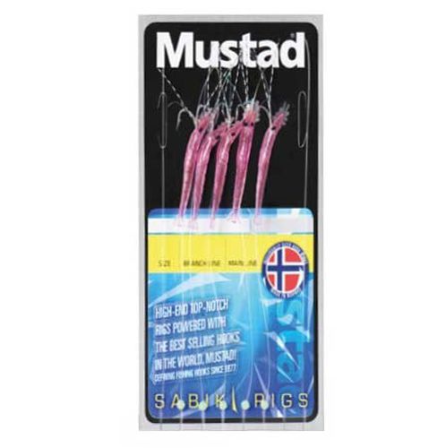 Mustad Mini Shrimp Fluo Pink Rigs