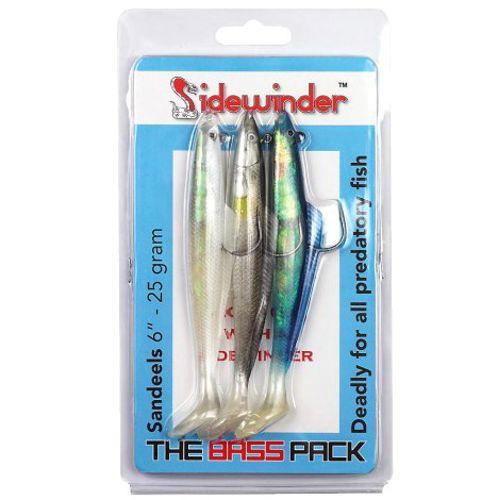 Sidewinder Sandeels The Bass Pack 6inch/25g