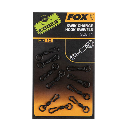 Fox Edges Quick Change Hook Ring Swivels