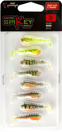 Fox Rage Micro Spikey Shads Mixed Colour Pack