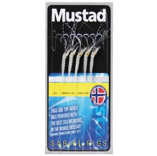 Mustad Mini Shrimp Fluo Green Glow Rigs