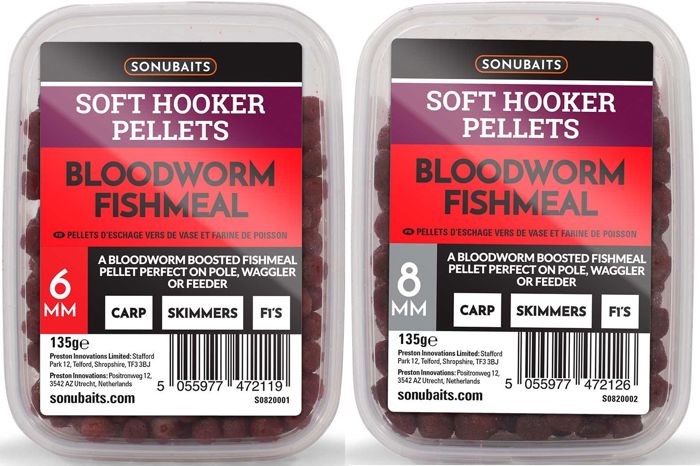 Sonubaits Bloodworm Fishmeal Soft Hooker Pellets