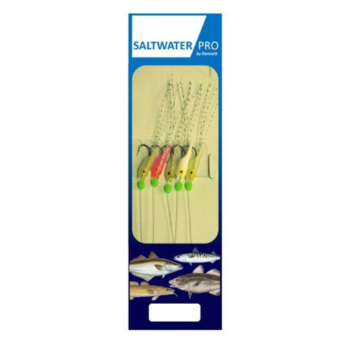 Dennett Saltwater Pro Luminous Shrimp 5 Hook Rigs