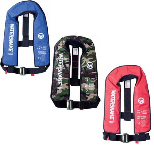 Watersnake Inflatable Manual 150N PFD's