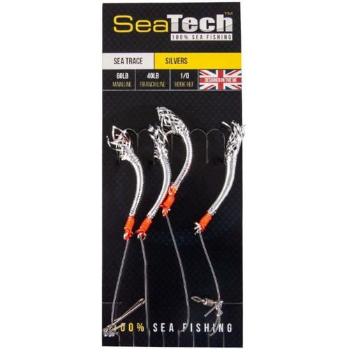 Sea Tech Mackerel 4Hk Silver Shrimp Lures