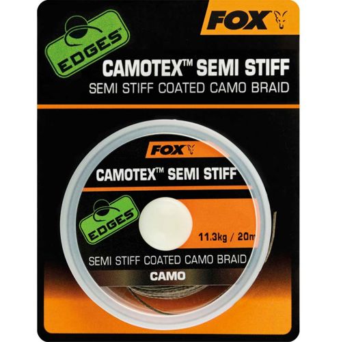 Fox Edges Camotex Semi Stiff Coated Camo Braid