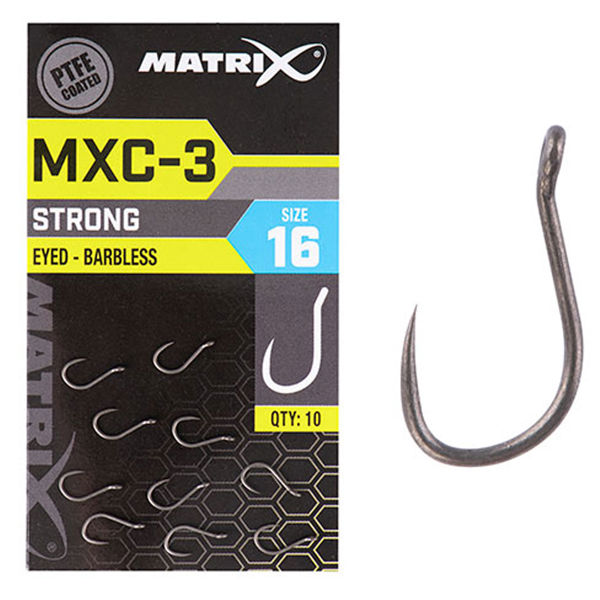 Matrix MXC-3 Strong Eyed Barbless Hooks