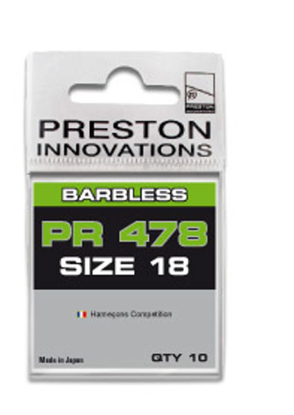 Preston Innovations PR478 BARBLESS Spade HOOKS