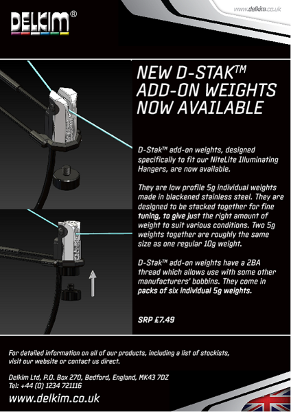 Delkim D-Stak Add-on Weights