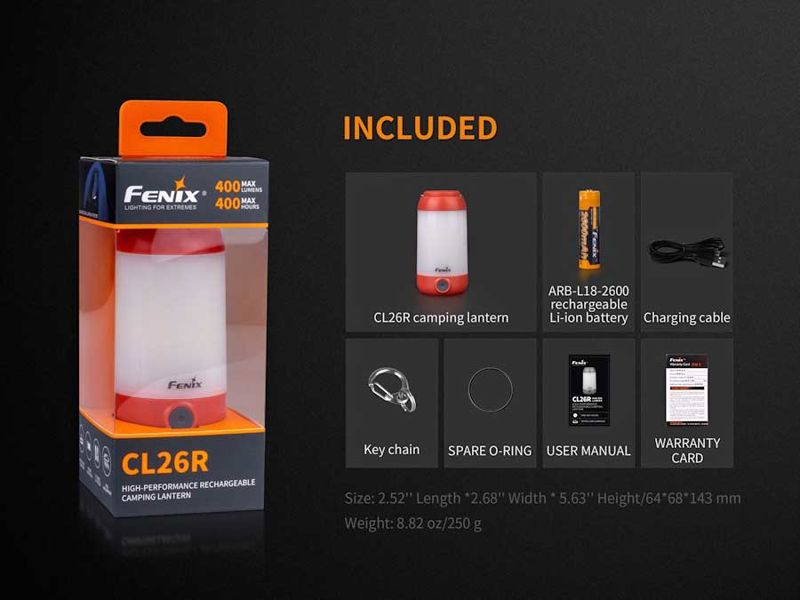 Fenix CL26R Rechargeable Lantern
