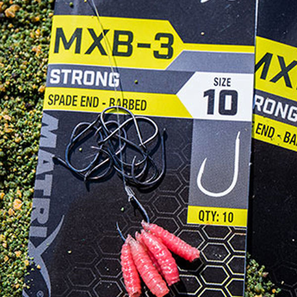 Matrix MXB-3 Strong Spade End Barbed Hooks