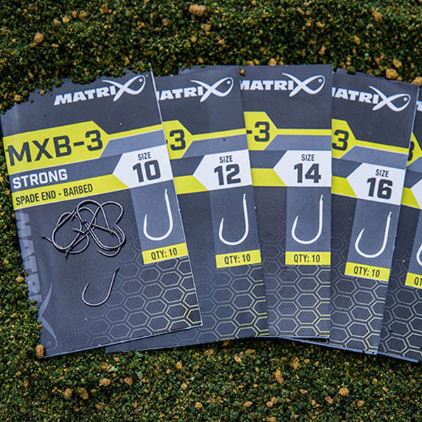 Matrix MXB-3 Strong Spade End Barbed Hooks