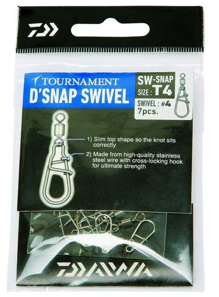 Daiwa Tournament SW-Snap With Swivels