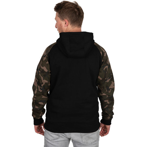 Fox Black/Camo Raglan Hoody