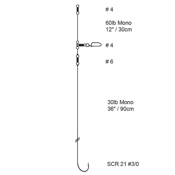 Cox & Rawle Smoothhound Rig 3/0