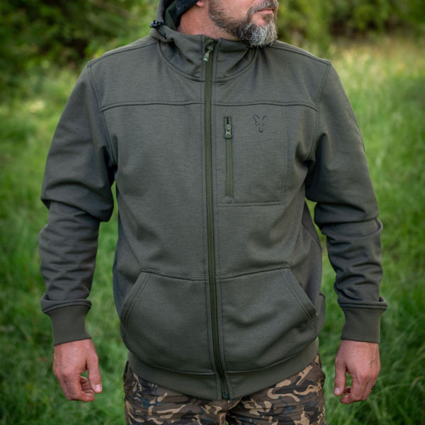 Fox Collection Soft Shell Jacket Green And Black